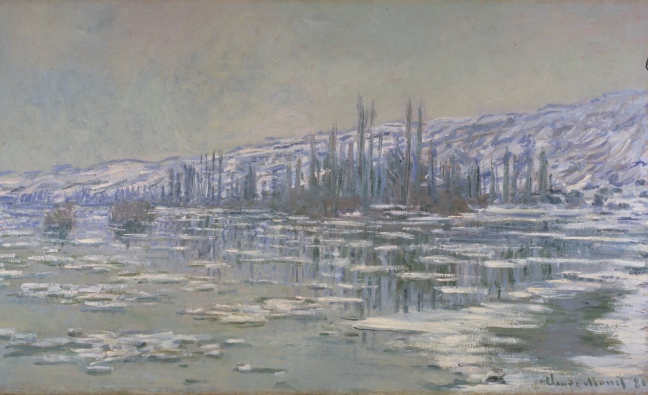 Buzun Parçalanması (La Débâcle veya Les Glaçons) by Claude Monet