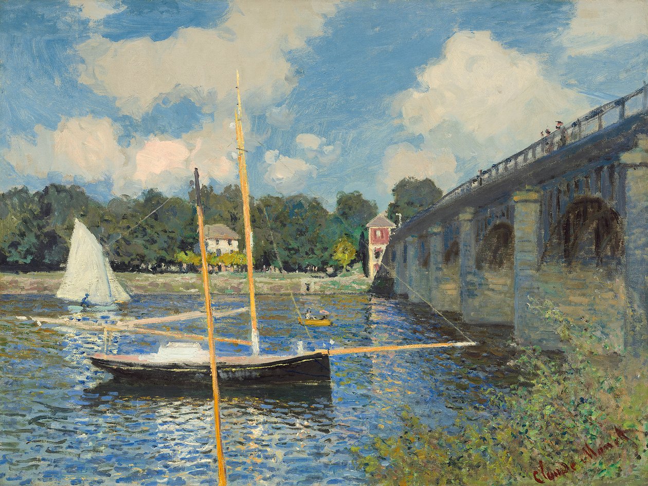 The Bridge at Argenteuil, 1874  by Claude Monet