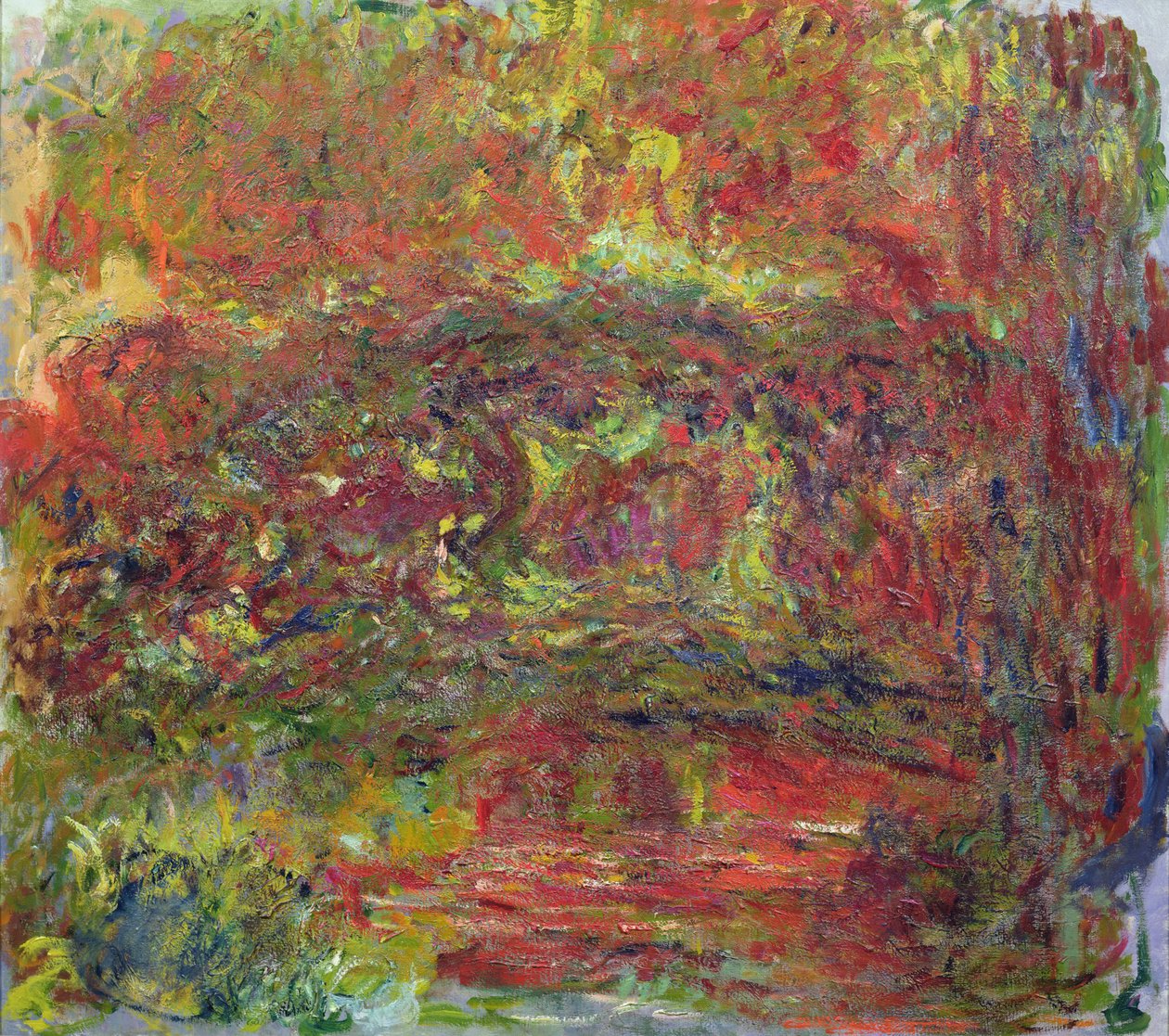 Japon Köprüsü, 1918-24 (bkz. ayrıntı 414403) by Claude Monet