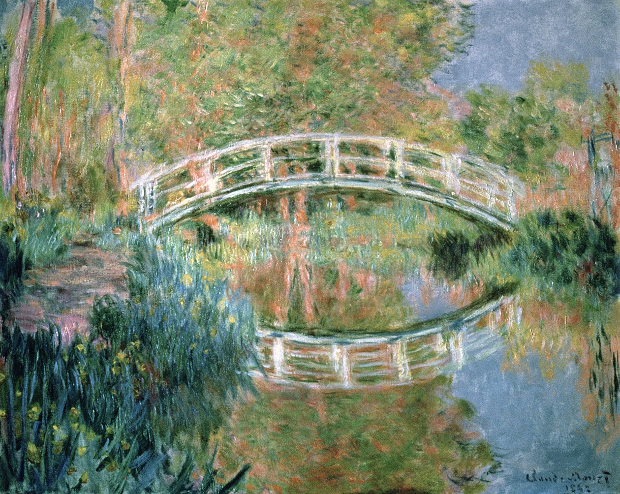 ಜಪಾನೀಸ್ ಸೇತುವೆ, ಗಿವರ್ನಿ, 1892 ಟರ್ಕ್ by Claude Monet