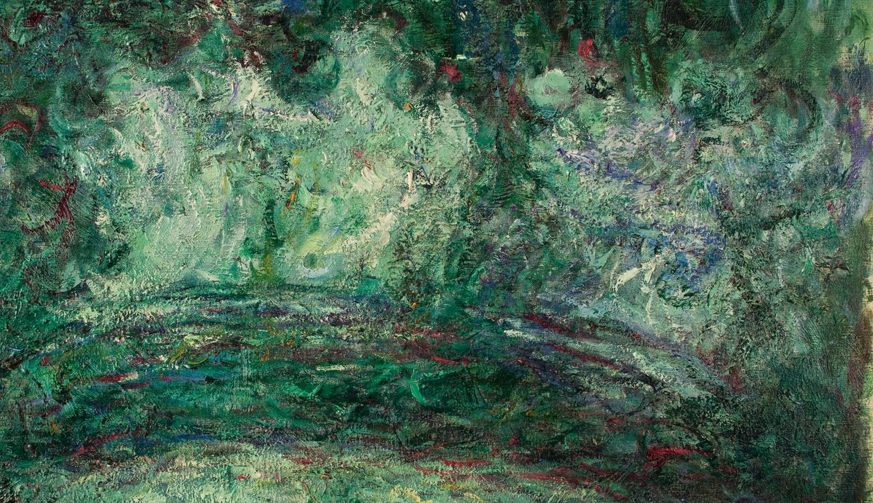 Japon Köprüsü, detay, 1918-19 (ayrıca bkz. 181501) by Claude Monet