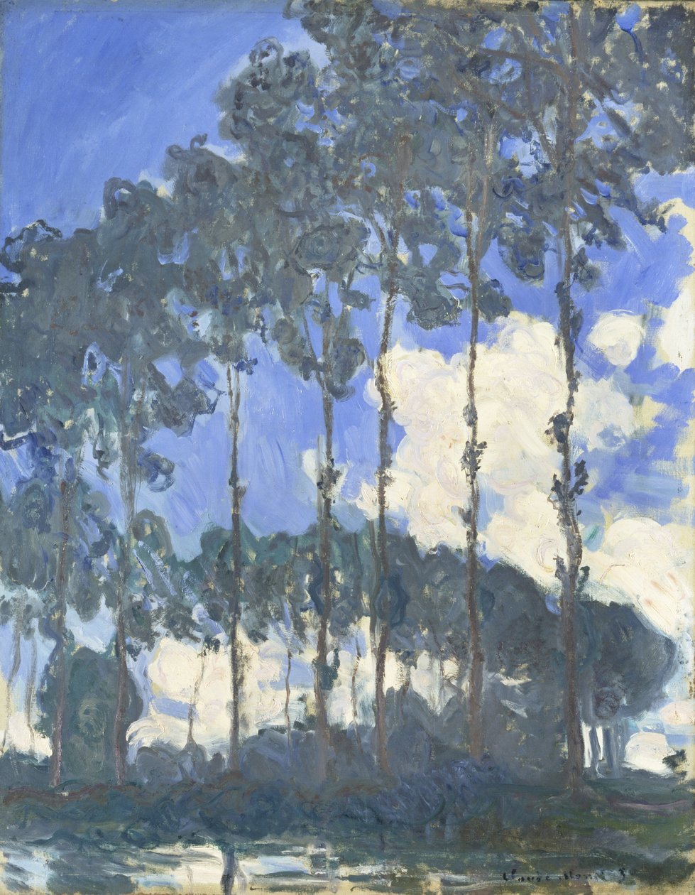saksağan by Claude Monet
