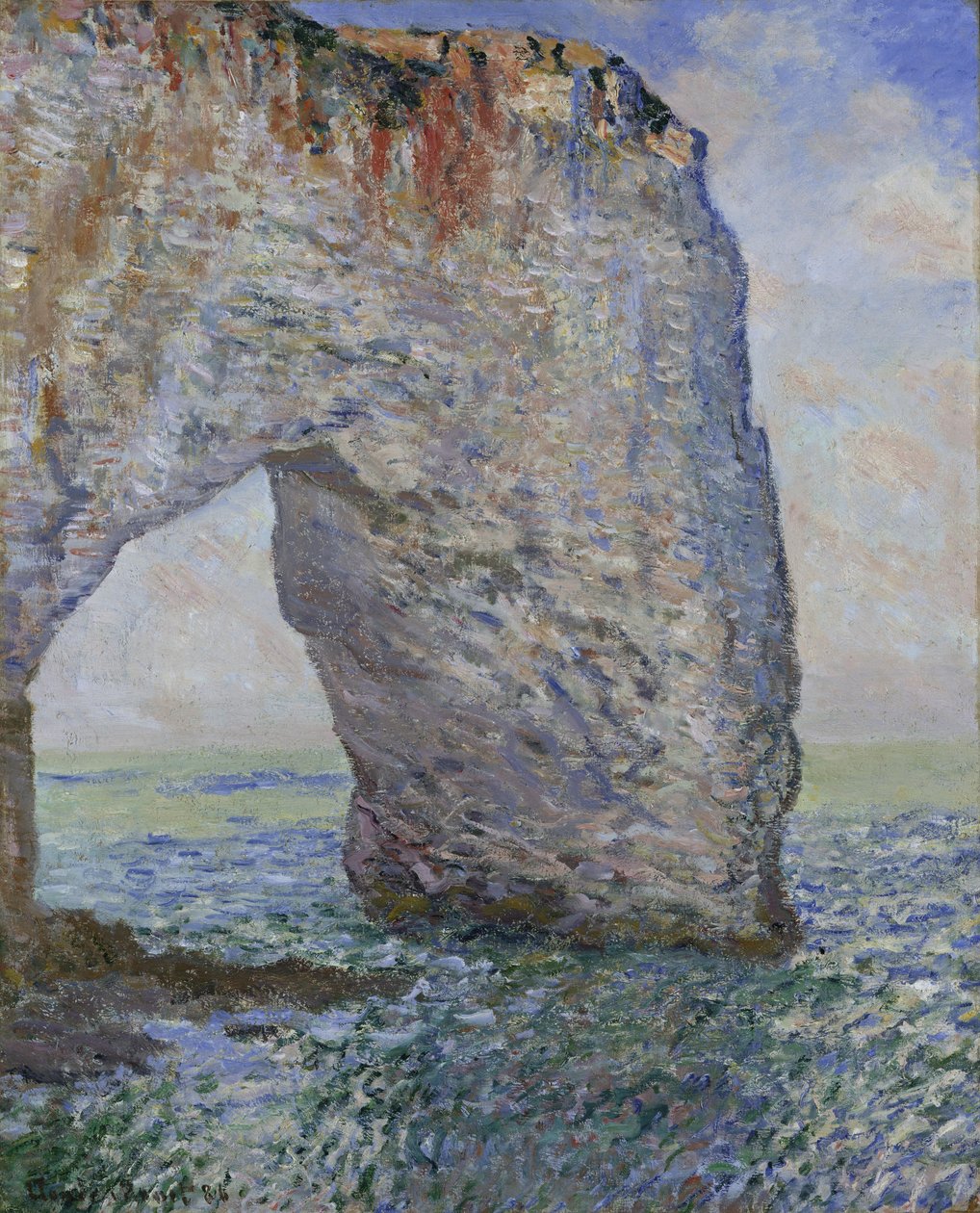 Étretat yakınlarındaki Manneporte by Claude Monet