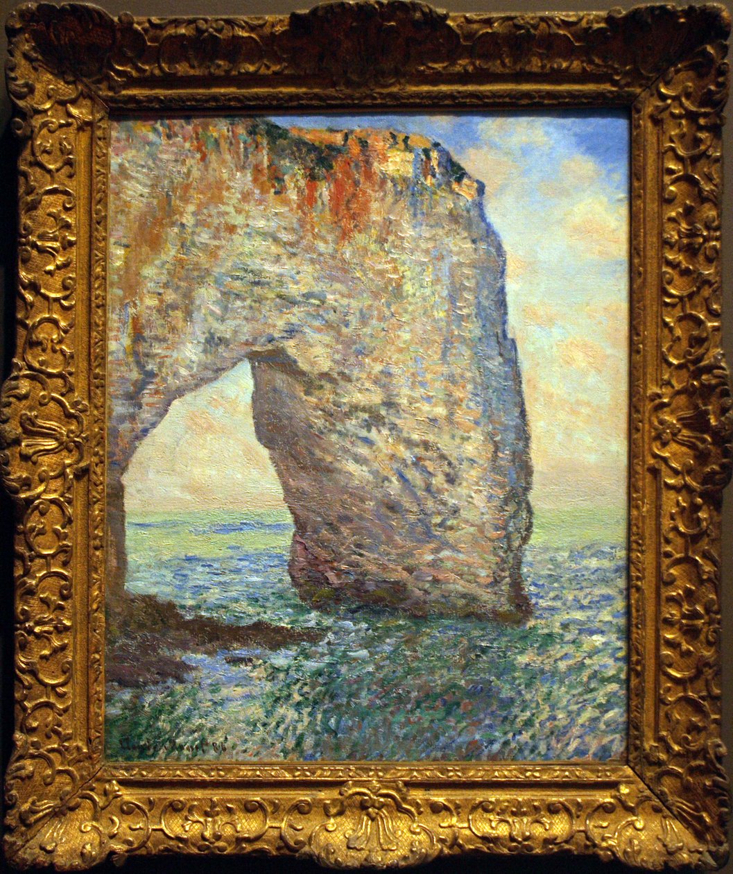 Étretat yakınlarındaki Manneporte by Claude Monet