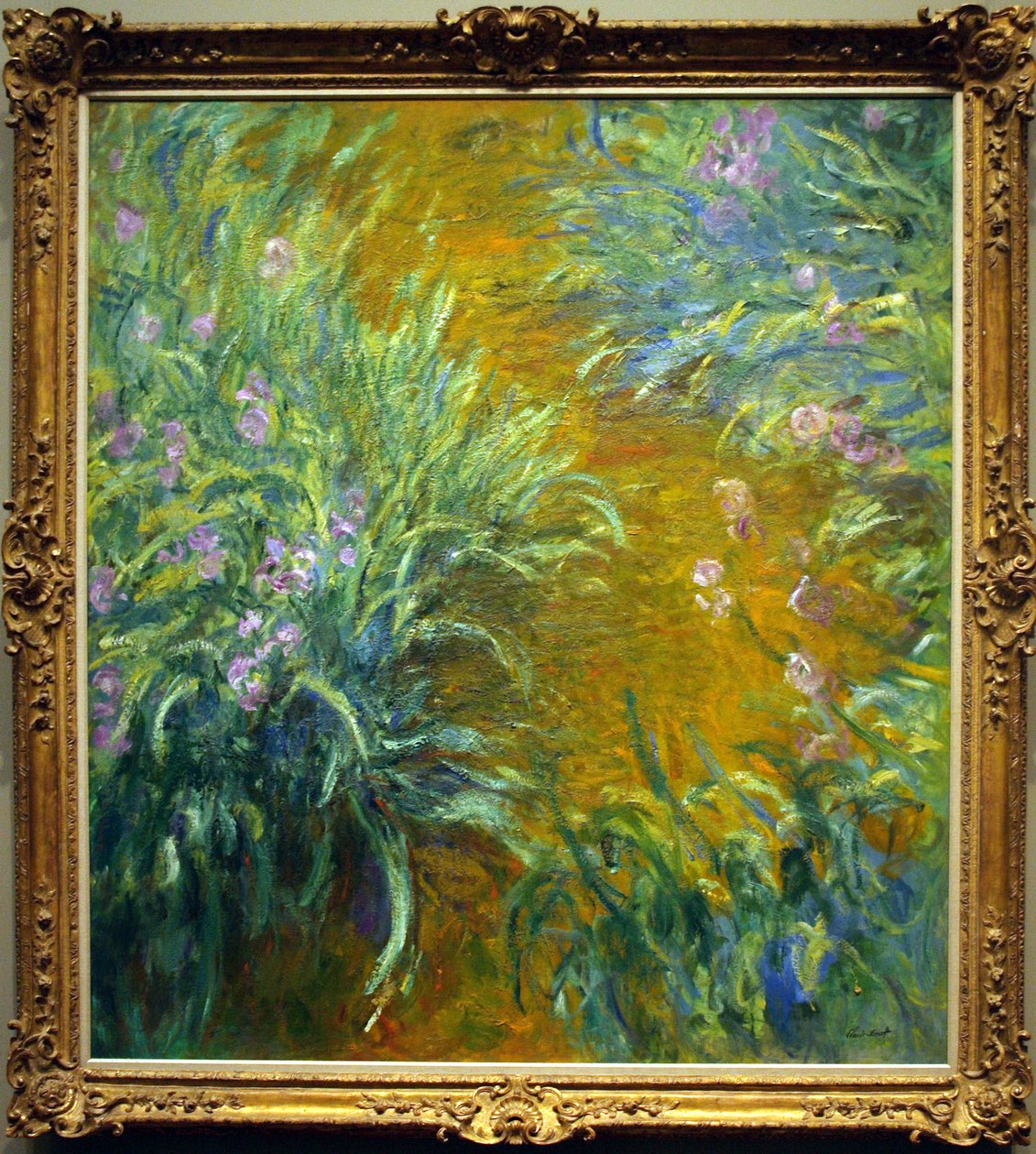 Süsenlerden Geçen Yol by Claude Monet