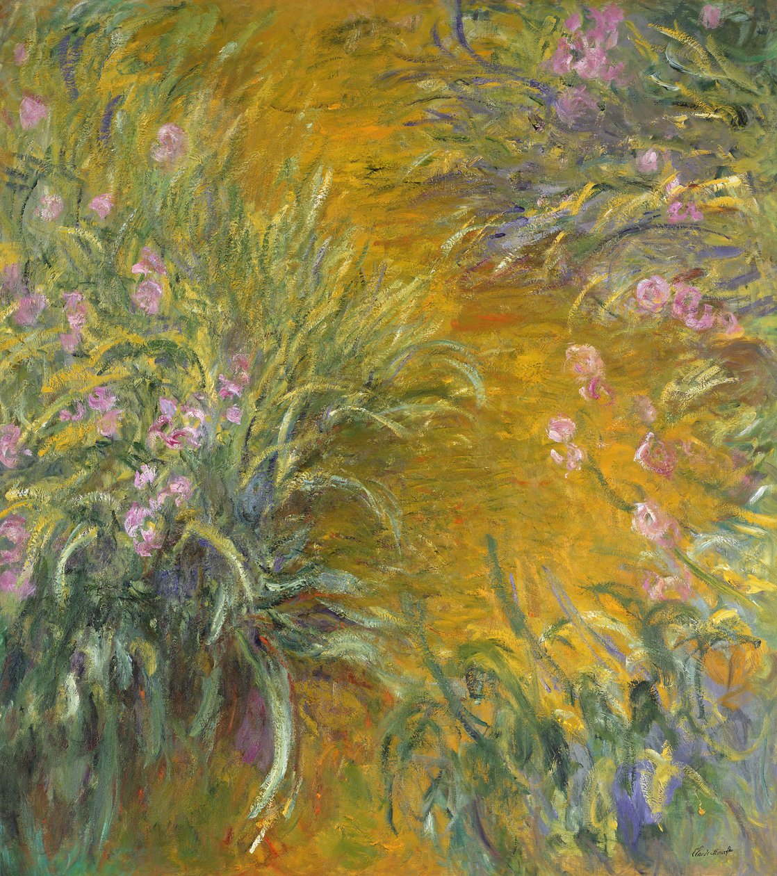 Süsenlerden Geçen Yol, 1914–17 by Claude Monet
