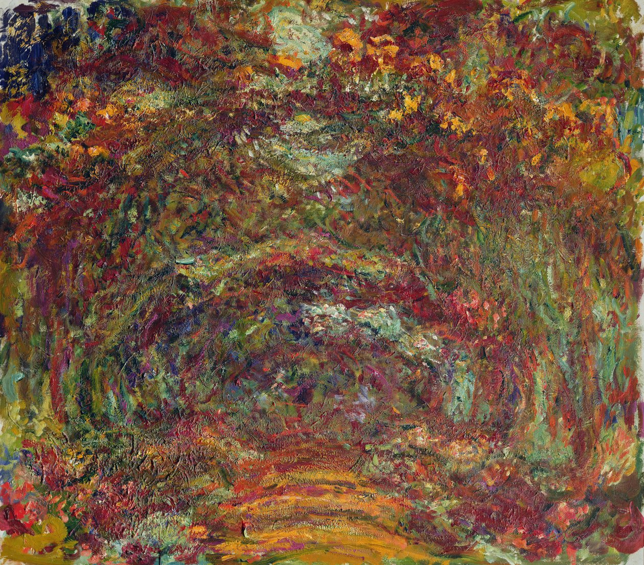 Gül Yolu, Giverny, 1920-22 by Claude Monet