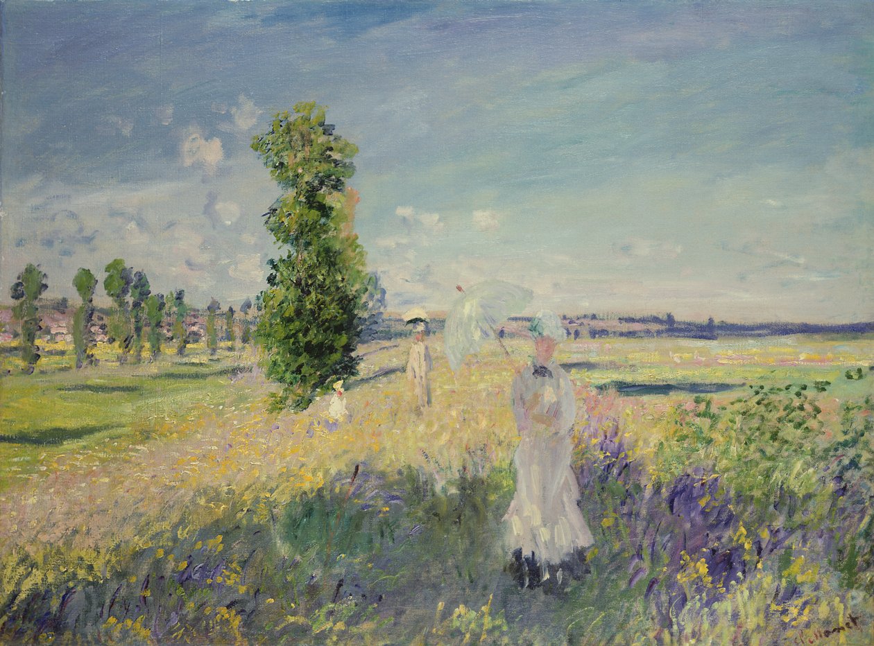 Yürüyüş (Argenteuil), c.1872-75 by Claude Monet