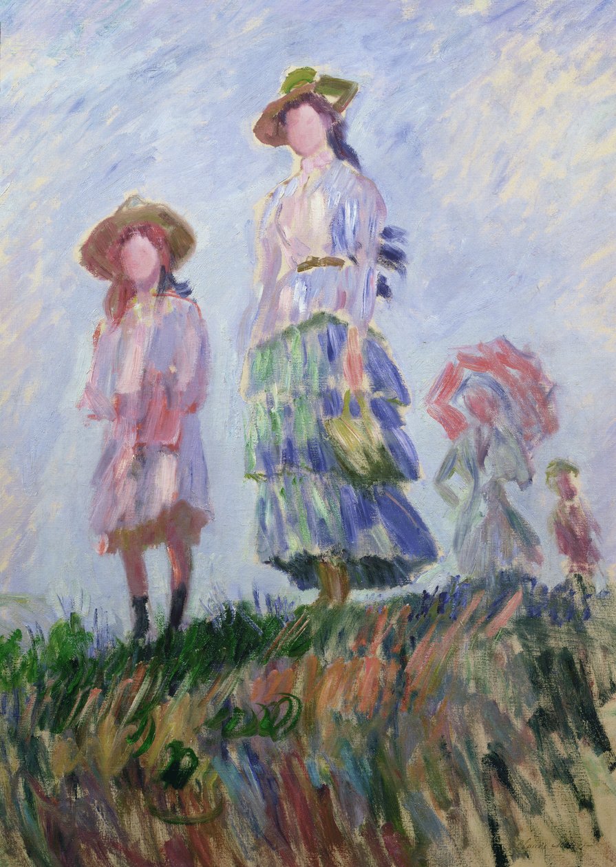Yürüyüş (Eskiz) 1882 by Claude Monet