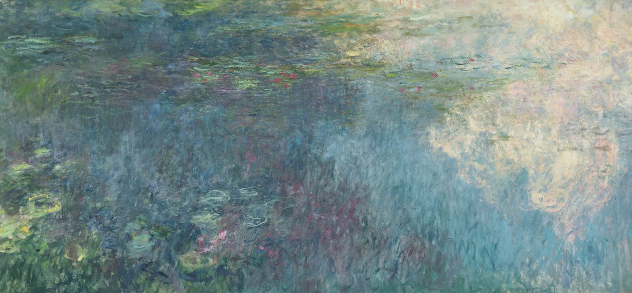 Nilüferler - Bulutlar (sağ taraf), 1914-18 (ayrıca bkz. 64185 ve 64186) by Claude Monet