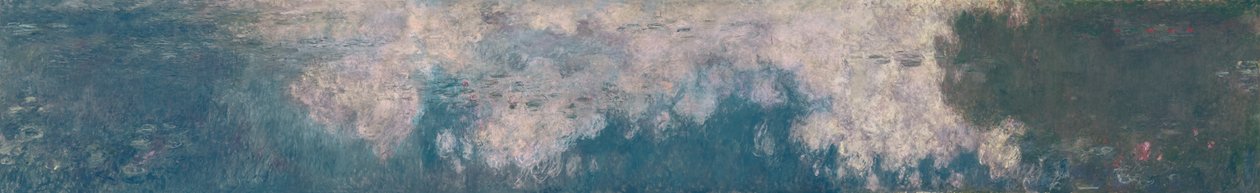 Nilüferler - Bulutlar, 1914-18 (ayrıca bkz. 64184,64185 ve 64186) by Claude Monet