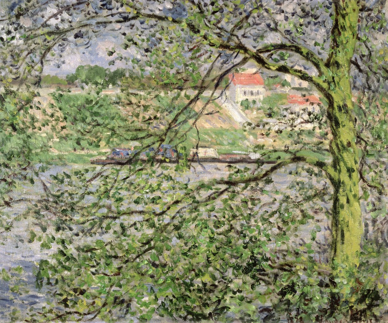 Ağaçların İçinden, 1878 by Claude Monet