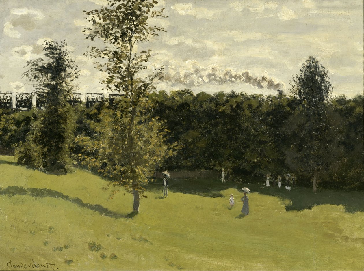 Kırsalda Tren by Claude Monet