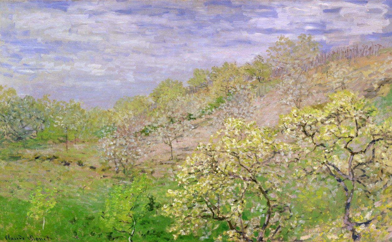 Çiçeklerdeki Ağaçlar by Claude Monet