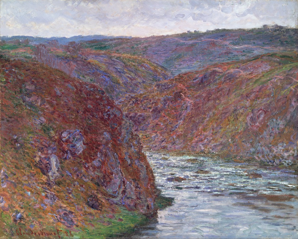 Creuse Vadisi (Gri Gün) by Claude Monet
