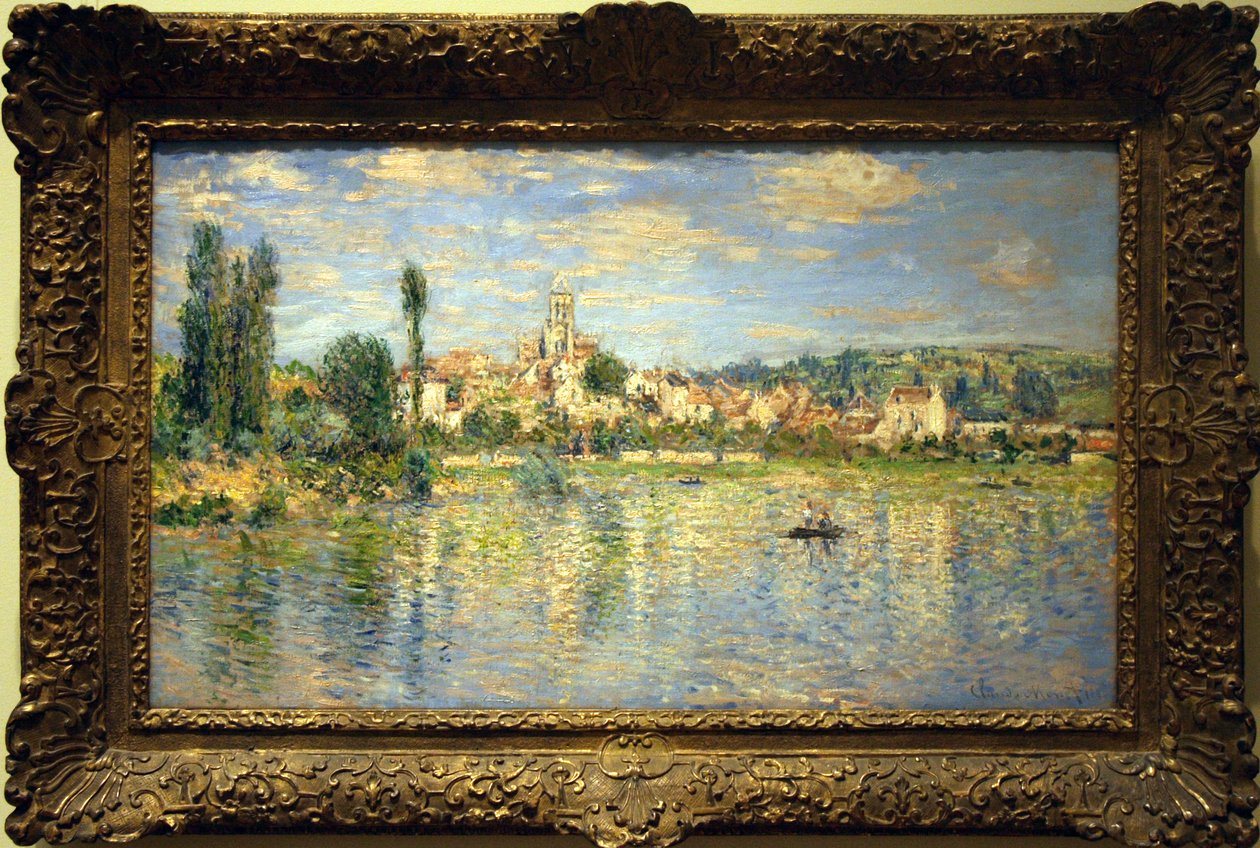 Yaz aylarında Vétheuil by Claude Monet