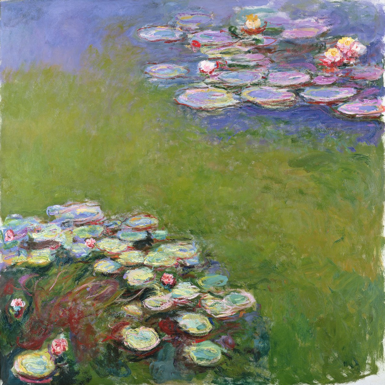 Nilüferler, 1914-17 (bkz. detay 414409) by Claude Monet