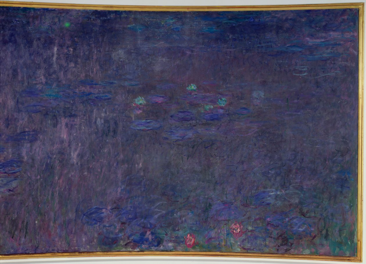 Nilüferler: Ağaçların Yansımaları, sağdan detay, 1915-26 by Claude Monet