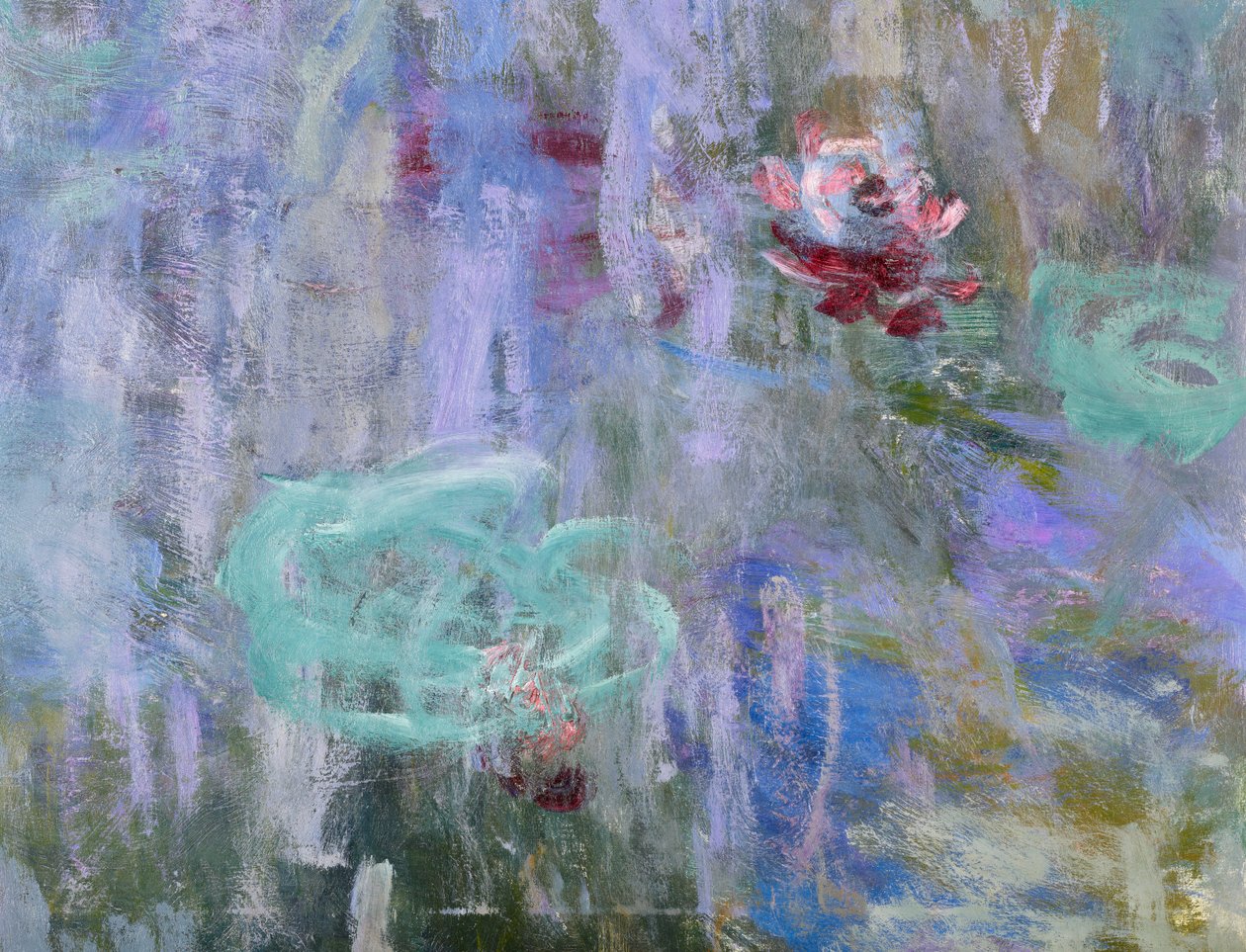 Nilüferler ve Söğüt Ağacından Yansımalar, 1916-19 (158606) by Claude Monet