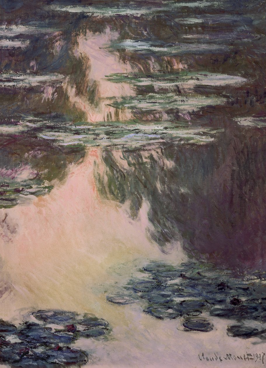 Ağlayan Söğütlü Nilüferler, 1907 by Claude Monet