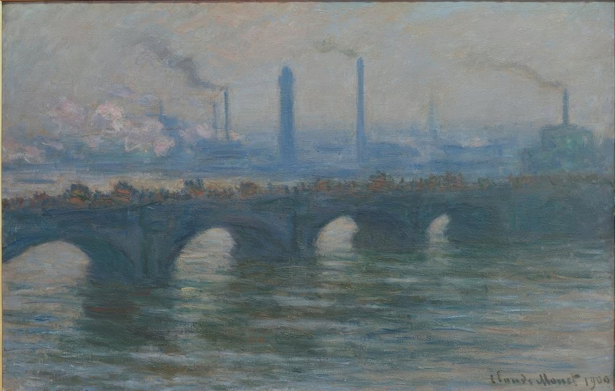 Waterloo Köprüsü by Claude Monet