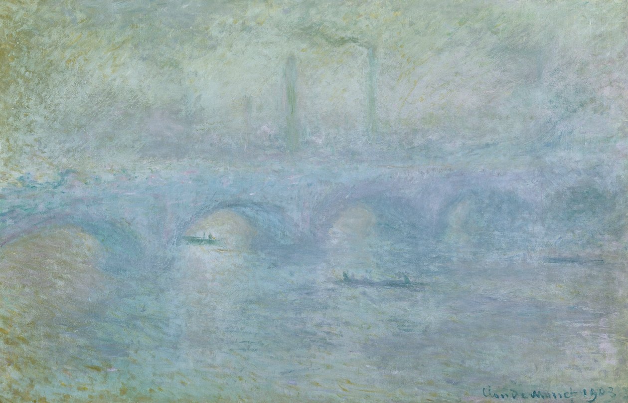Waterloo Bridge: Effect of the Mist, 1903 by Claude Monet