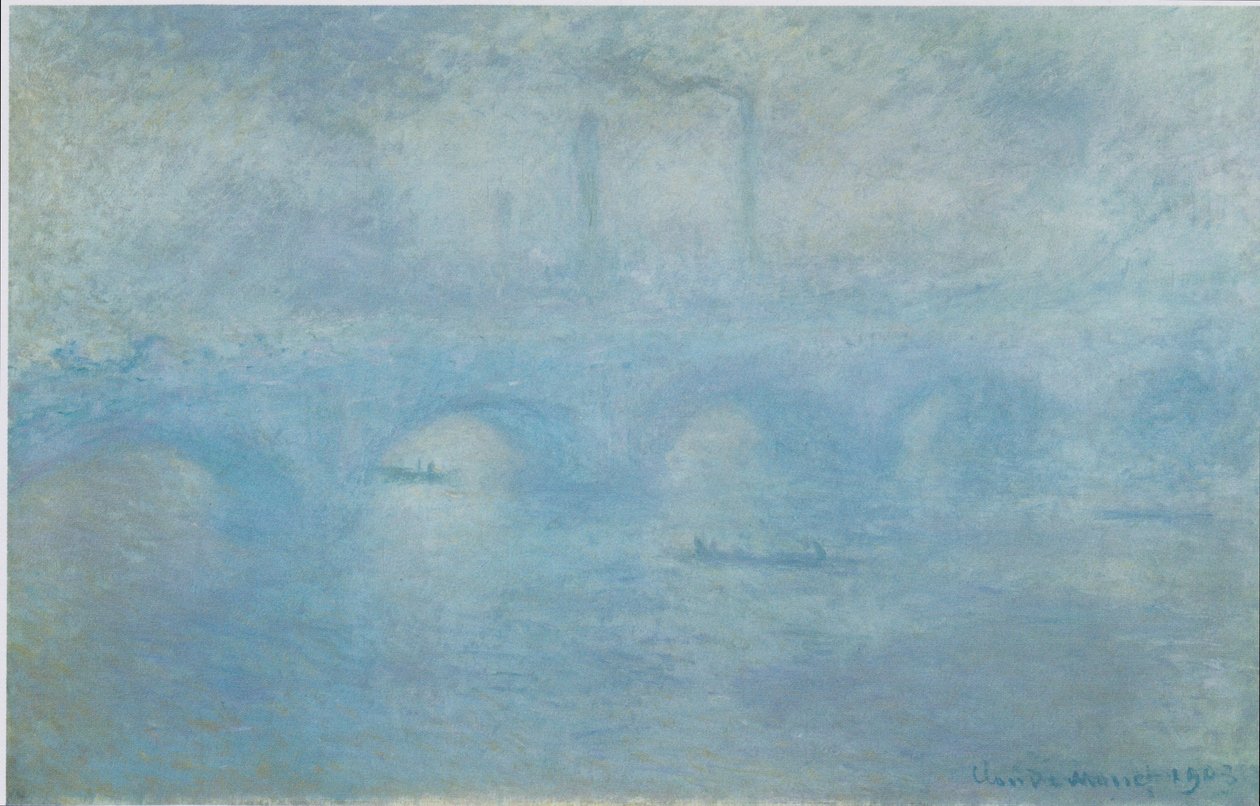 Waterloo Köprüsü by Claude Monet