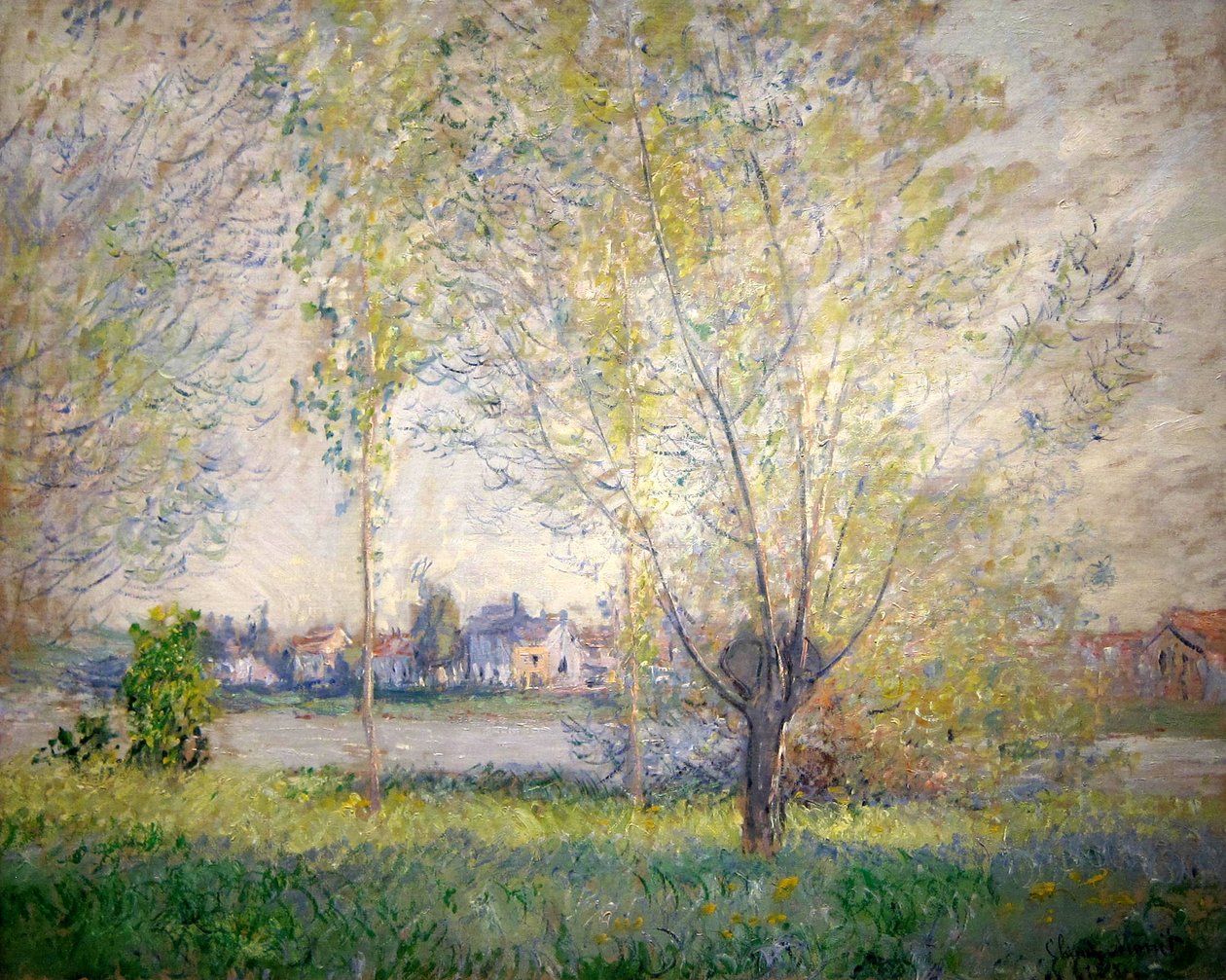 Vétheuil Söğütleri by Claude Monet
