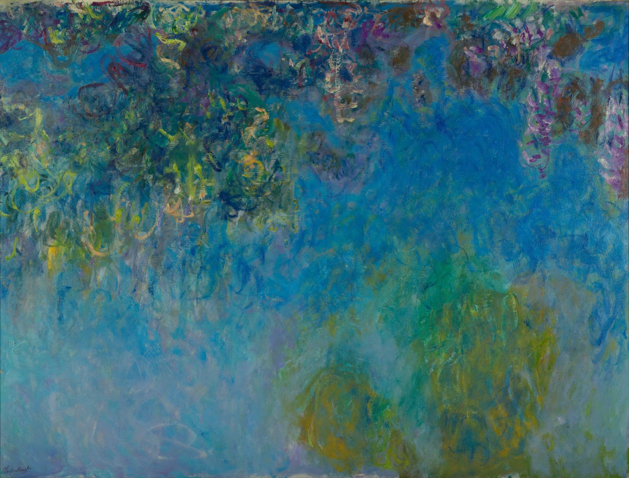 wisteria by Claude Monet