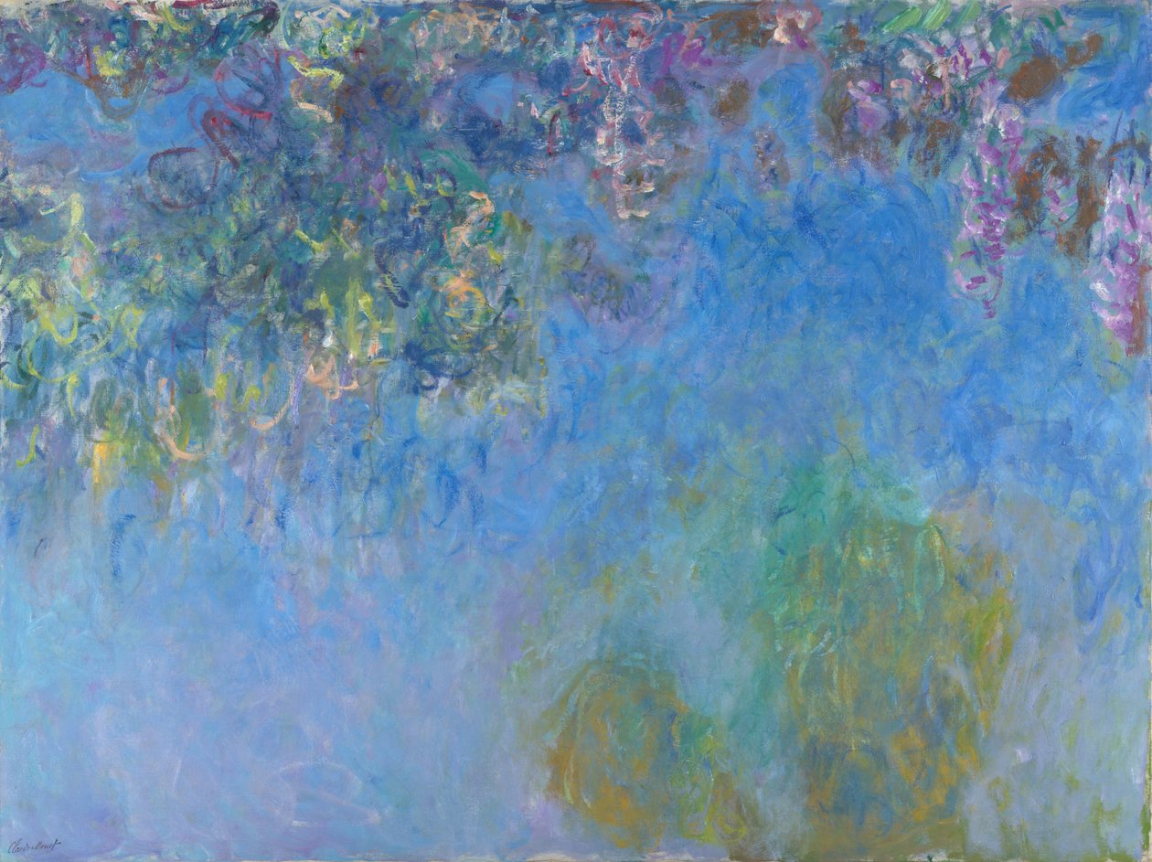 Wisteria, 1920-25 by Claude Monet