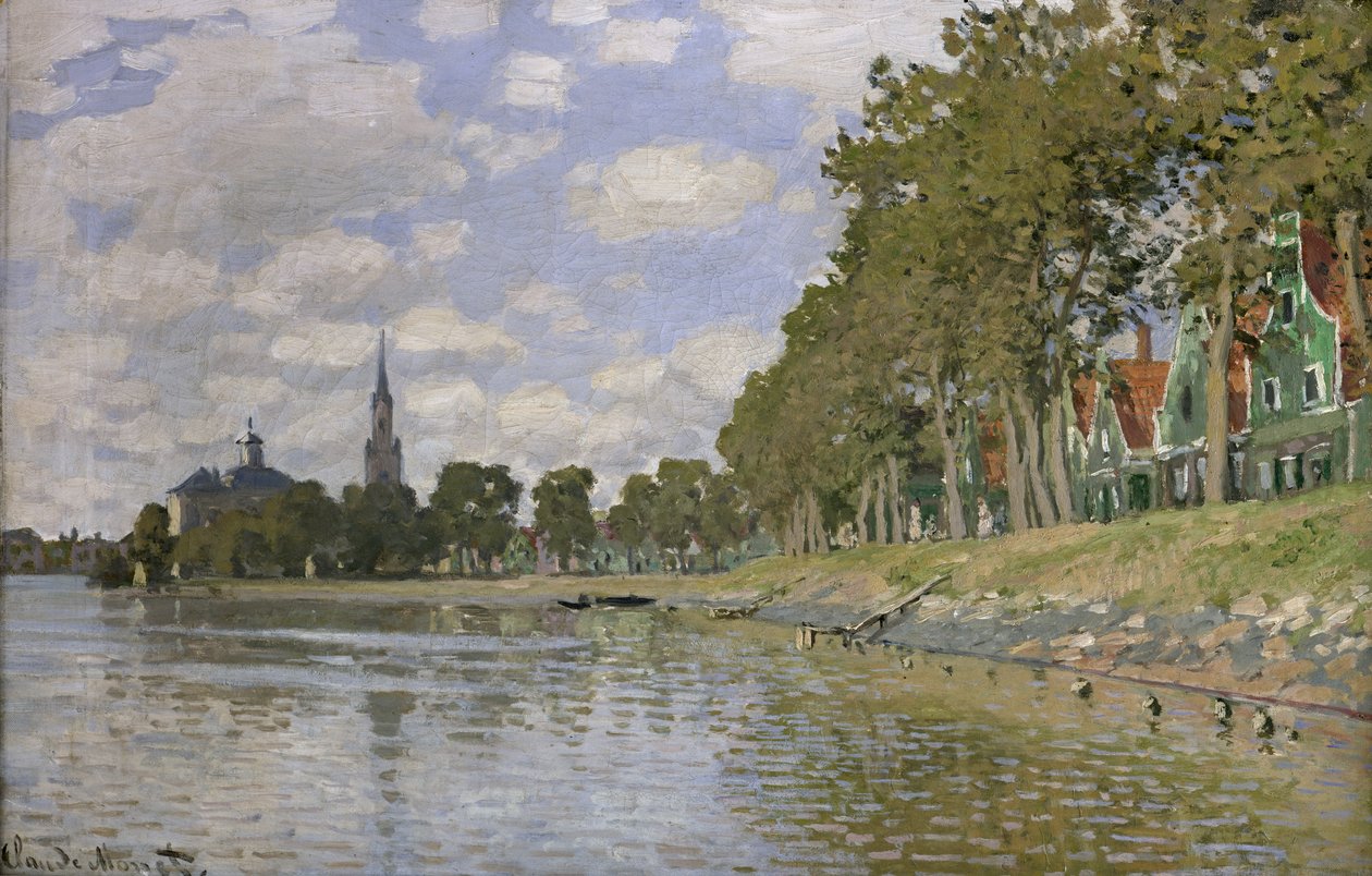 Zaandam (Hollanda) 1871 by Claude Monet