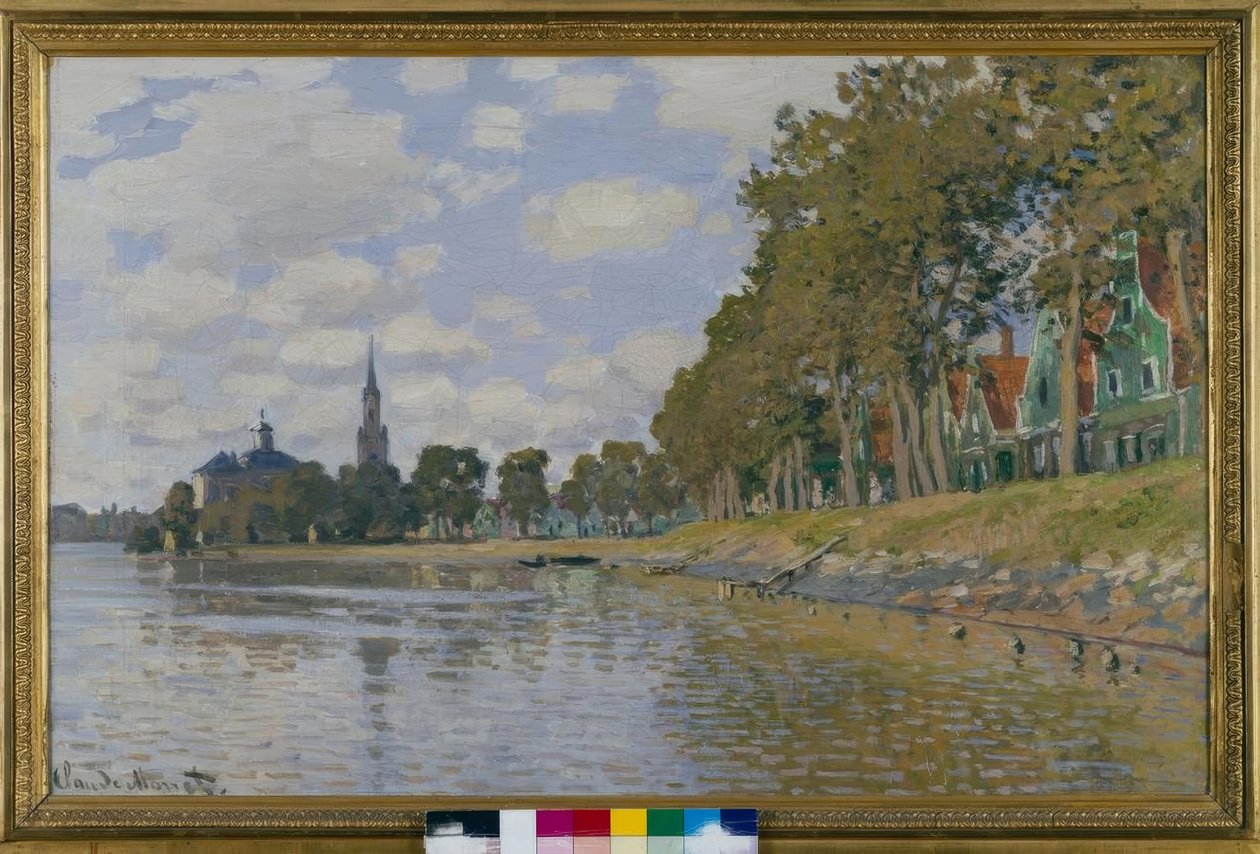 Zaandam (Hollanda) by Claude Monet