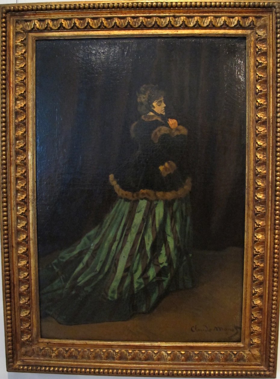 camille yeşili elbise by Claude Monet