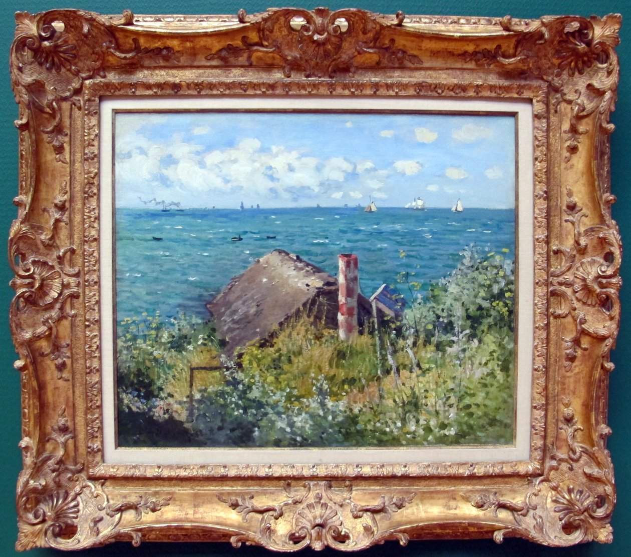 aziz-adres kulübesi by Claude Monet