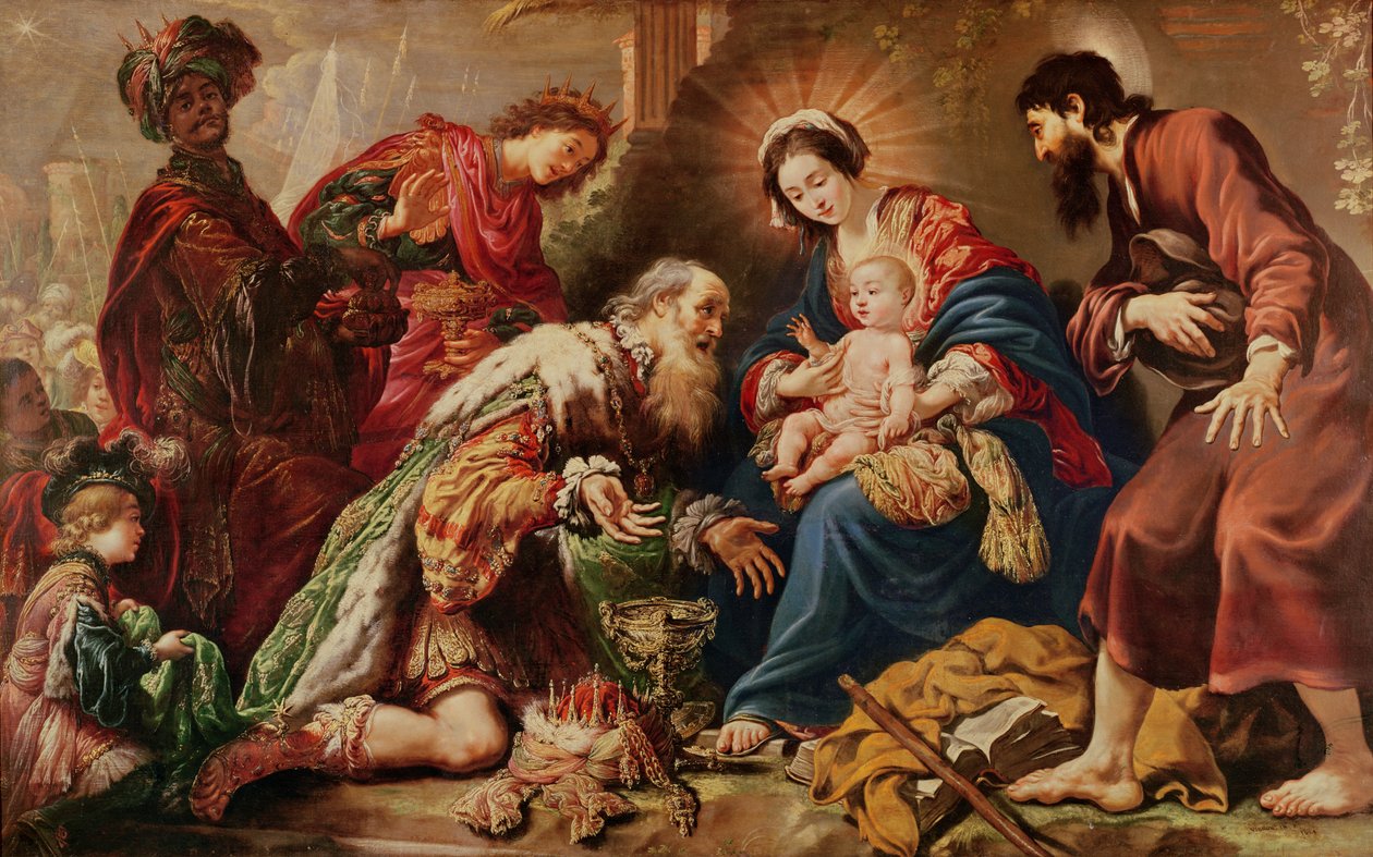 Adoration of the Magi, 1624  by Claude Vignon