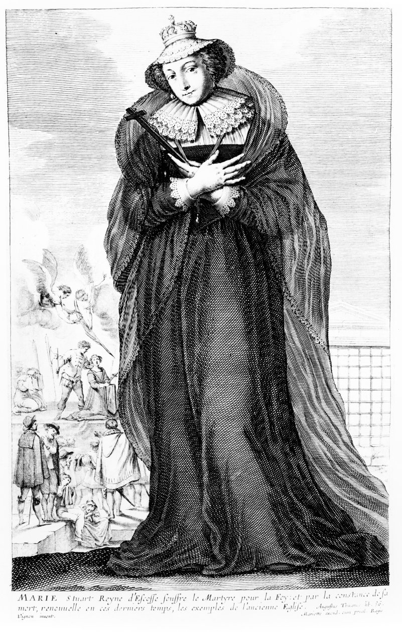 Mary Stuart İskoç Kraliçesi by Claude Vignon