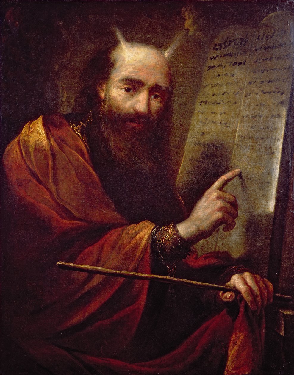 Musa ve Yasa Levhaları by Claude Vignon