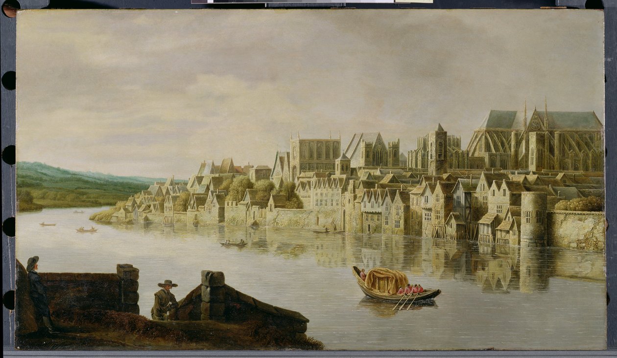 Westminster Merdivenlerinde Thames, c.1630 by Claude de Jongh