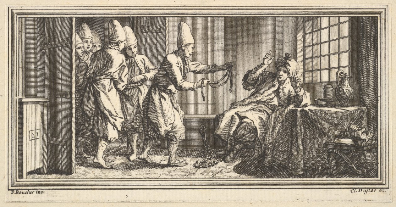 Tutsağa İp Getirmek, 1746-47. by Claude Augustin Duflos