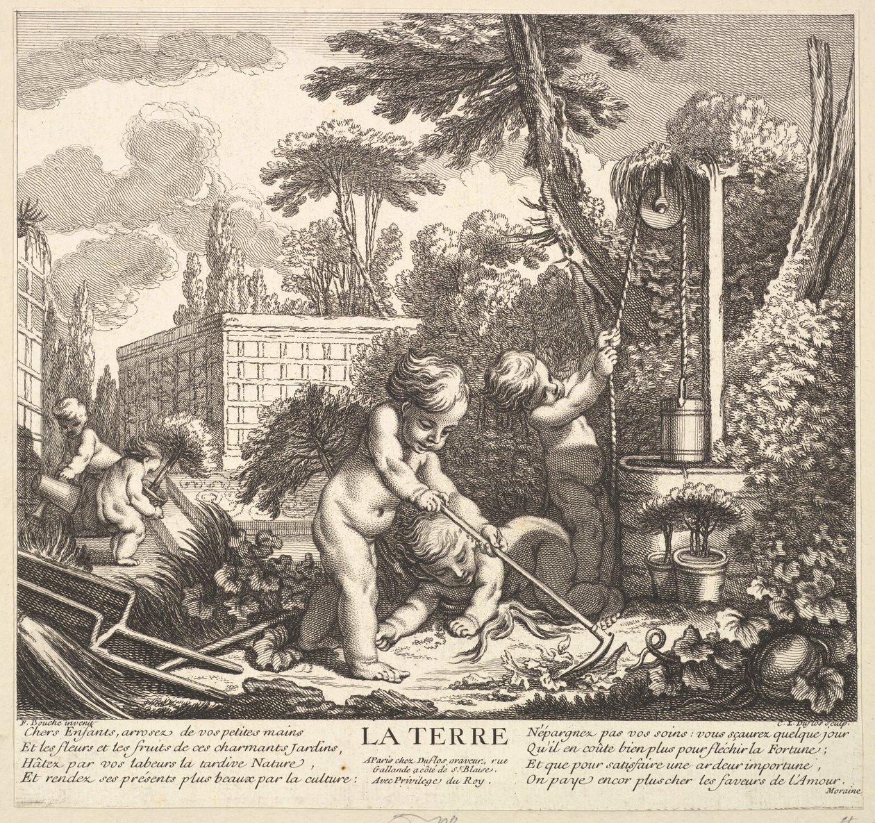 Dünya, 18. yüzyıl. by Claude Augustin Duflos