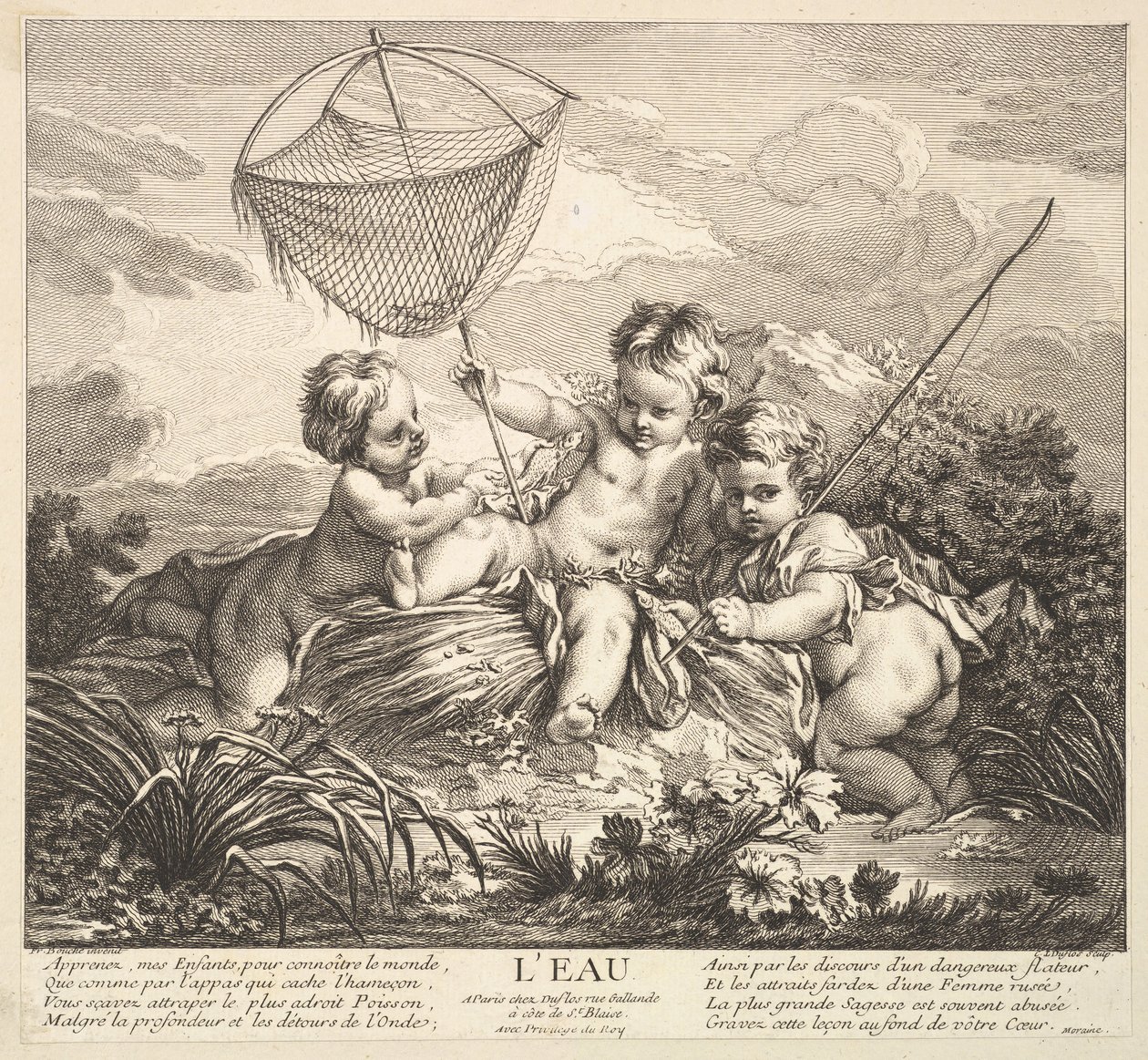 Su, 18. yüzyıl. by Claude Augustin Duflos