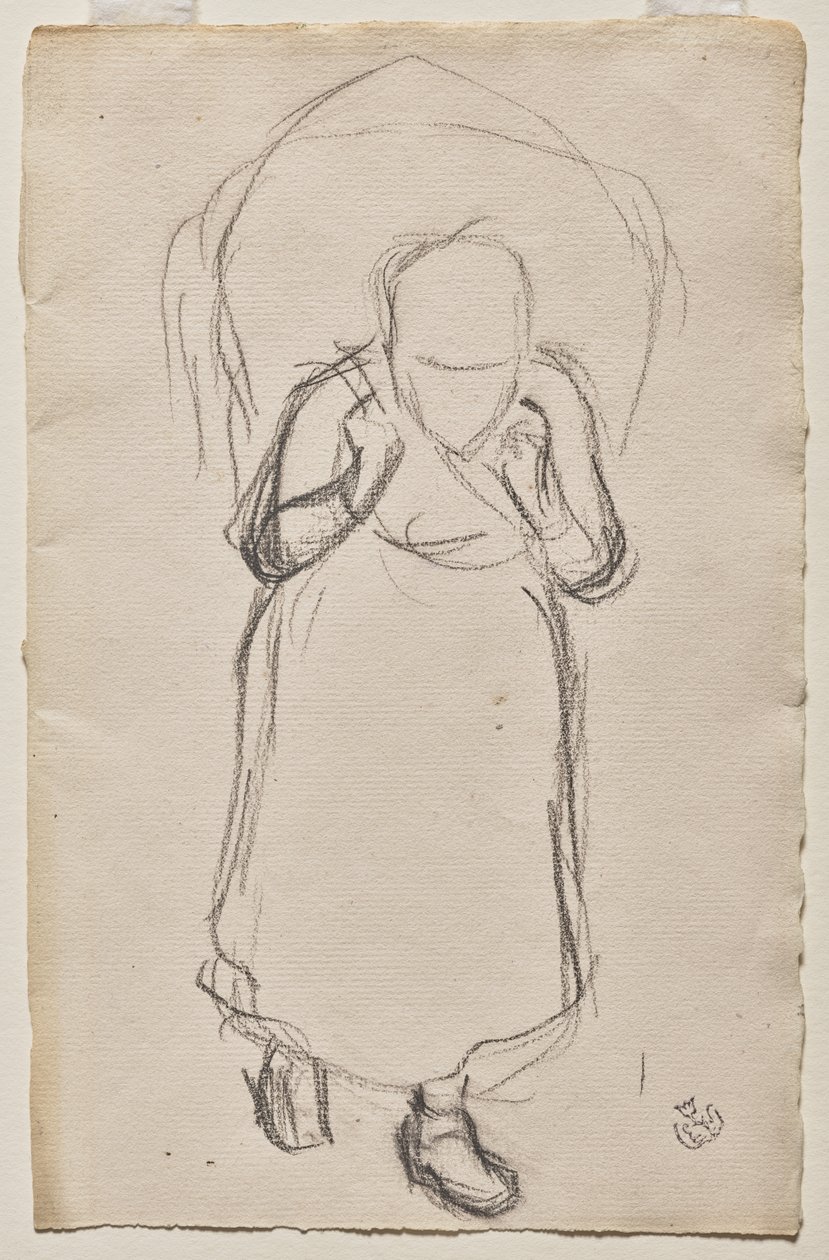 Yosun Toplayıcılar için Çalışma, Yport by Claude Emile Schuffenecker