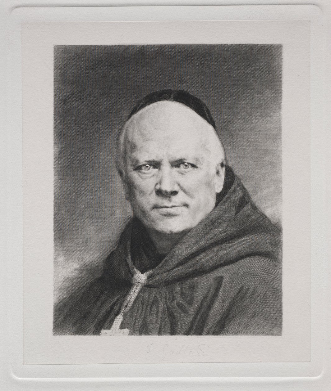 Dom Prosper Gueranger, Solesmes Abbe by Claude Ferdinand Gaillard