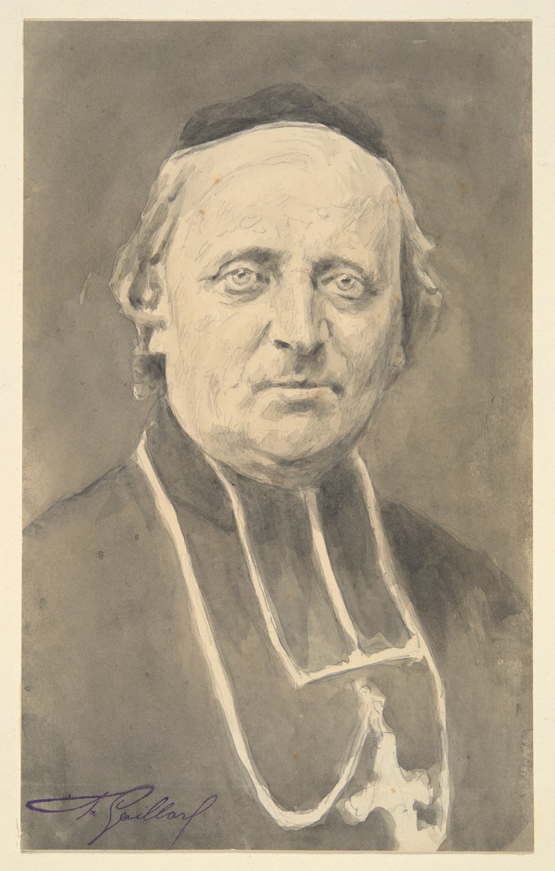 Monsenyör Felix-Arsene Billard, Carcassonne Piskoposu by Claude Ferdinand Gaillard