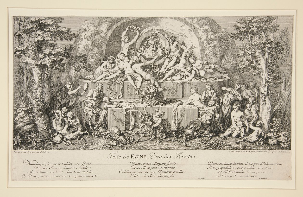 FAUN Bayramı, Foresta Tanrısı by Claude Gillot