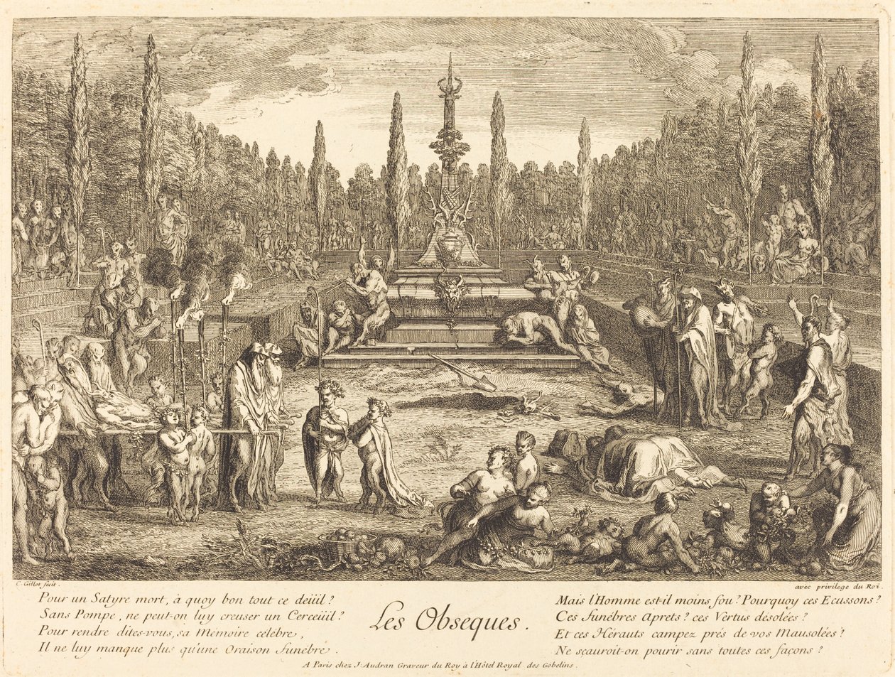 Les Obseques (Cenaze Ayinleri) by Claude Gillot