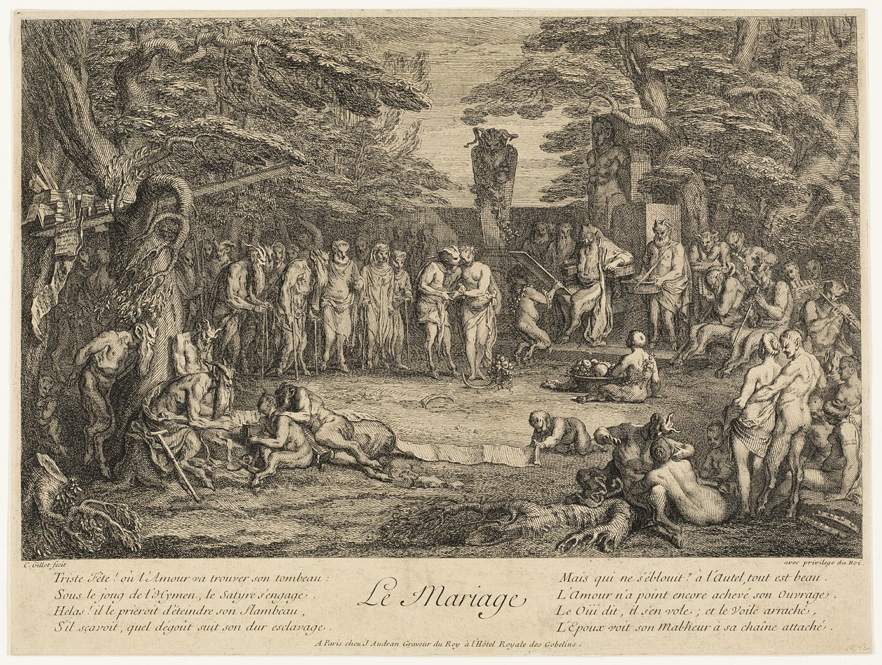 Evlilik by Claude Gillot