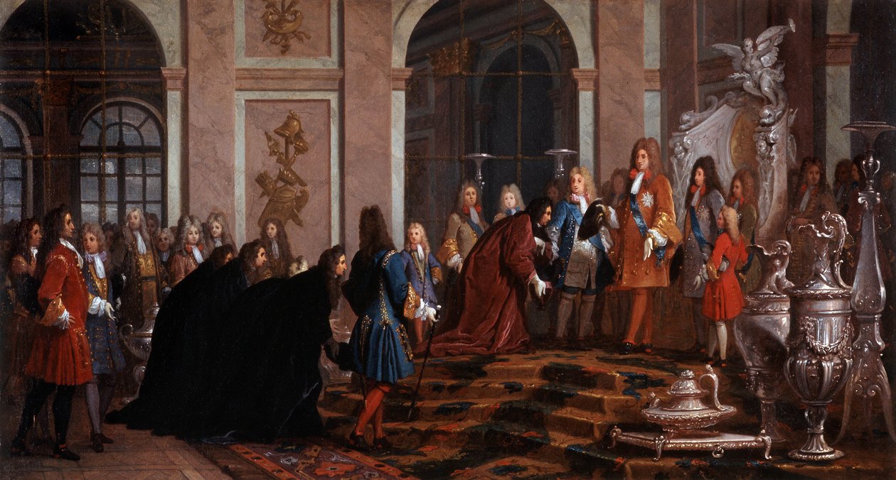 17. yüzyıl Doge of Genes tarafından Kral Louis XIV