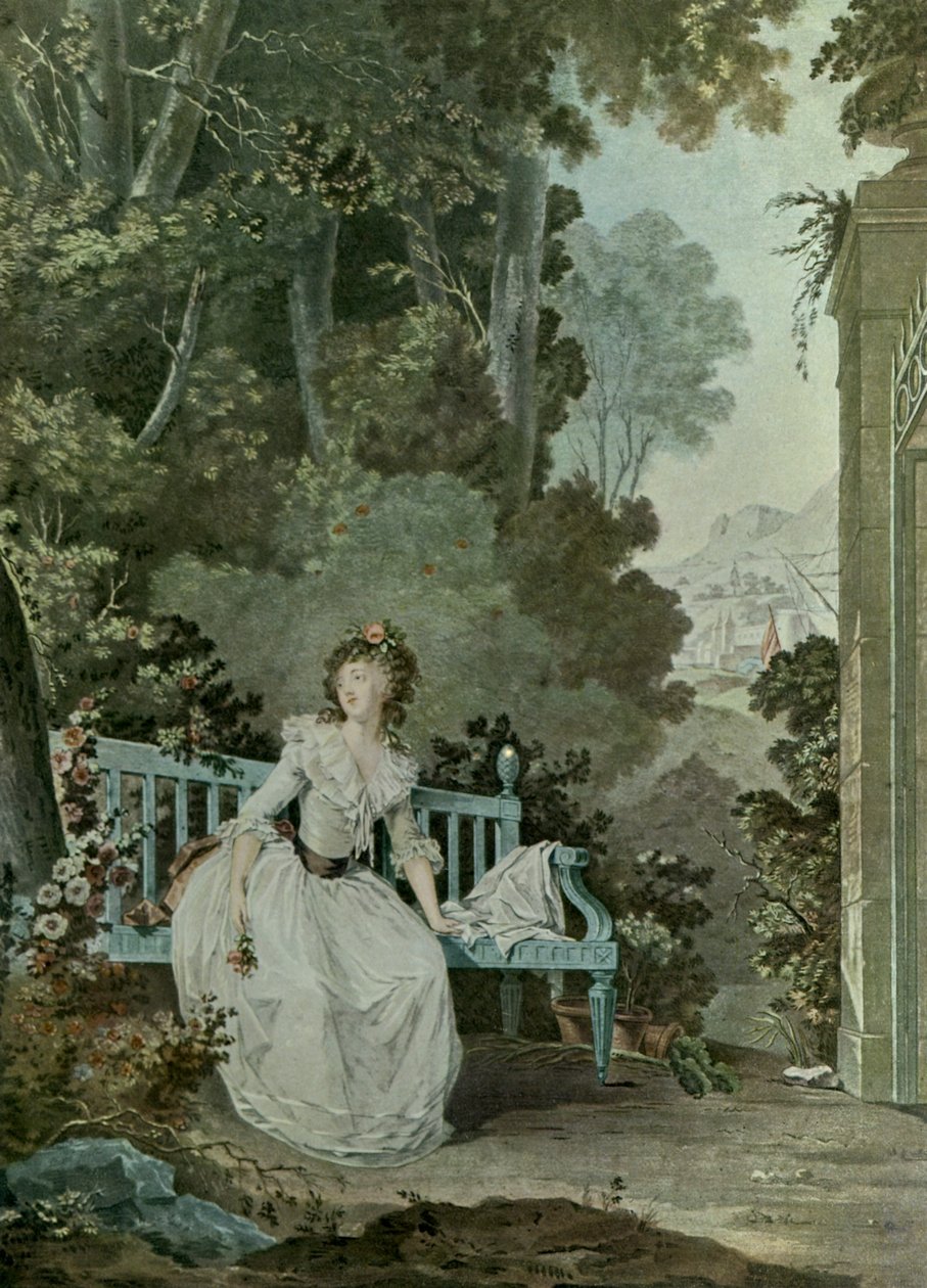 Madam Dugazon by Claude Jean Baptiste after Hoin