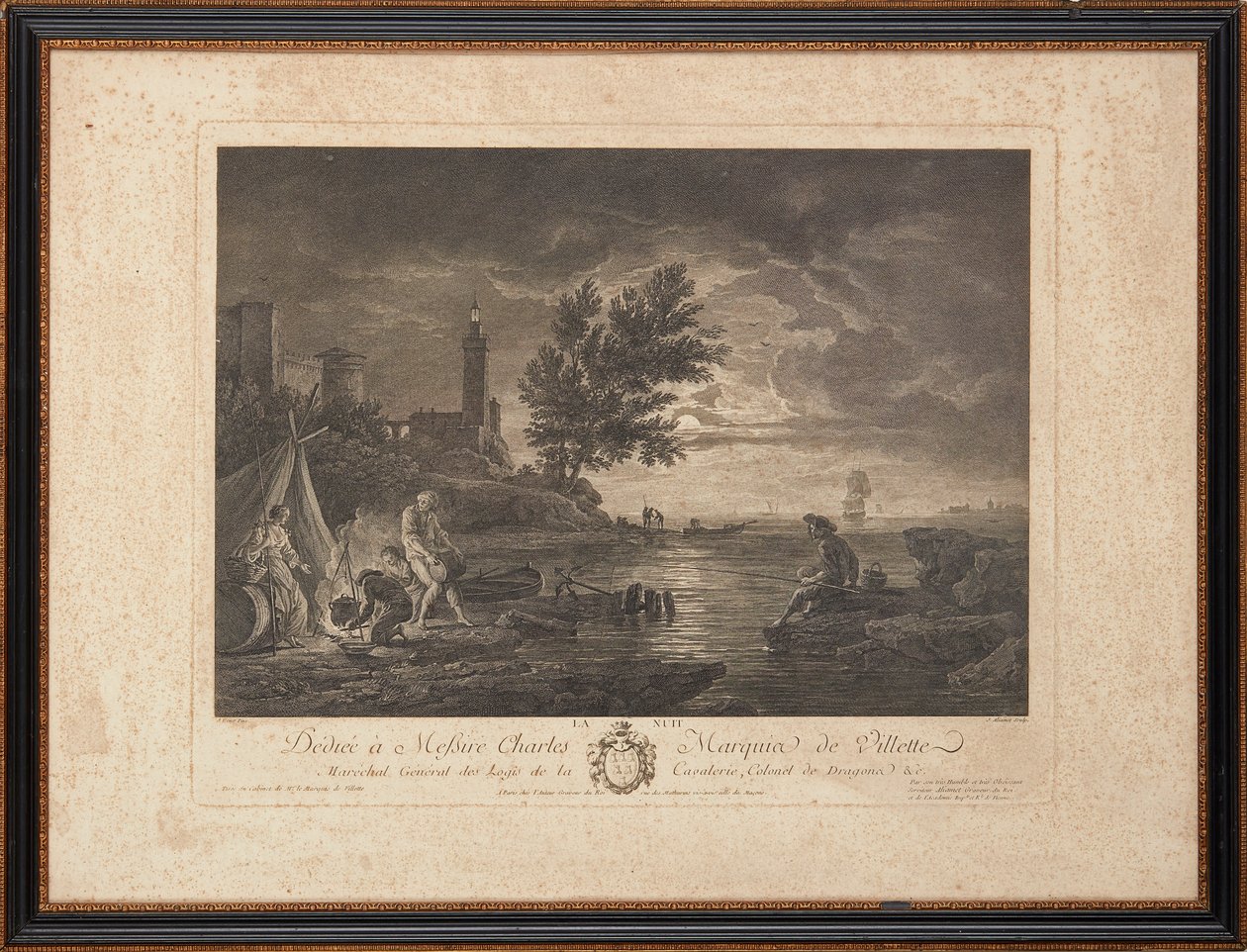 Fransız çelik gravürleri by Claude Joseph (after) Vernet